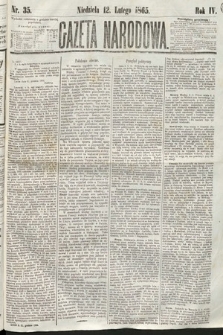 Gazeta Narodowa. 1865, nr 35