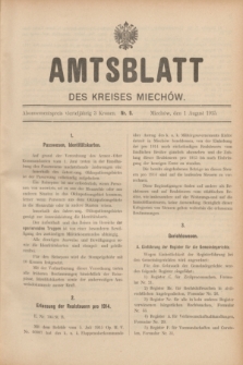 Amtsblatt des Kreises Miechów. 1915, Nr. 9 (1 August)