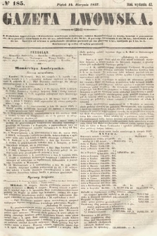 Gazeta Lwowska. 1857, nr 185