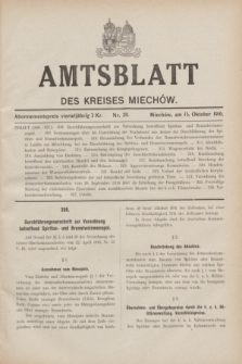 Amtsblatt des Kreises Miechów. 1916, Nr. 20 (15 Oktober)