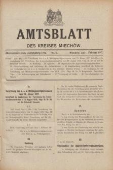 Amtsblatt des Kreises Miechów. 1917, Nr. 2 (1 Februar)