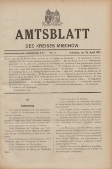 Amtsblatt des Kreises Miechów. 1917, Nr. 5 (30 April)