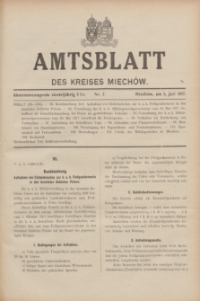 Amtsblatt des Kreises Miechów. 1917, Nr. 7 (5 Juli)