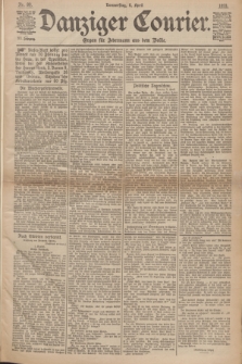 Danziger Courier : Organ für Jedermann aus dem Volke. Jg.12, Nr. 80 (6 April 1893)