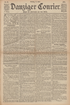 Danziger Courier : Organ für Jedermann aus dem Volke. Jg.12, Nr. 84 (11 April 1893)