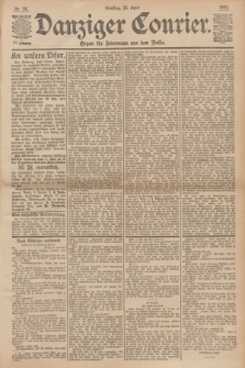 Danziger Courier : Organ für Jedermann aus dem Volke. Jg.12, Nr. 96 (25 April 1893)