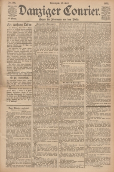 Danziger Courier : Organ für Jedermann aus dem Volke. Jg.12, Nr. 100 (29 April 1893)