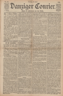 Danziger Courier : Organ für Jedermann aus dem Volke. Jg.12, Nr. 101 (30 April 1893) + dod.