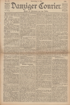 Danziger Courier : Organ für Jedermann aus dem Volke. Jg.12, Nr. 110 (11 Mai 1893) + dod.