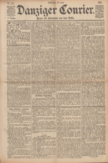 Danziger Courier : Organ für Jedermann aus dem Volke. Jg.12, Nr. 137 (14 Juni 1893)