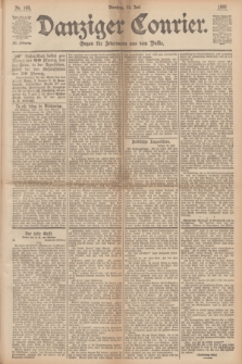 Danziger Courier : Organ für Jedermann aus dem Volke. Jg.12, Nr. 160 (11 Juli 1893)
