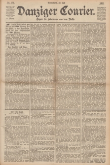 Danziger Courier : Organ für Jedermann aus dem Volke. Jg.12, Nr. 170 (22 Juli 1893)