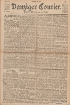 Danziger Courier : Organ für Jedermann aus dem Volke. Jg.12, Nr. 172 (25 Juli 1893)