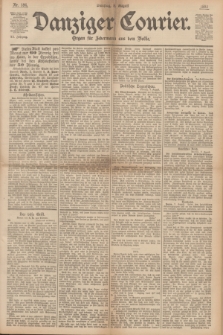 Danziger Courier : Organ für Jedermann aus dem Volke. Jg.12, Nr. 184 (8 August 1893)