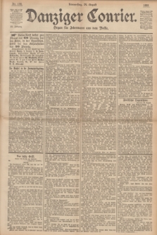 Danziger Courier : Organ für Jedermann aus dem Volke. Jg.12, Nr. 198 (24 August 1893)