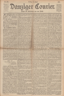 Danziger Courier : Organ für Jedermann aus dem Volke. Jg.12, Nr. 199 (25 August 1893) + dod.