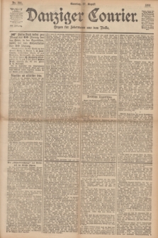 Danziger Courier : Organ für Jedermann aus dem Volke. Jg.12, Nr. 201 (27 August 1893) + dod.