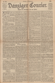 Danziger Courier : Organ für Jedermann aus dem Volke. Jg.12, Nr. 208 (5 September 1893)