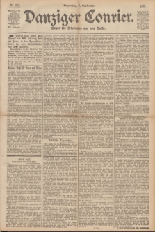 Danziger Courier : Organ für Jedermann aus dem Volke. Jg.12, Nr. 210 (7 September 1893)