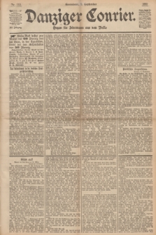 Danziger Courier : Organ für Jedermann aus dem Volke. Jg.12, Nr. 212 (9 September 1893)