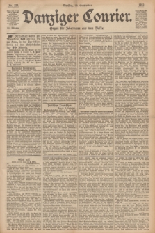 Danziger Courier : Organ für Jedermann aus dem Volke. Jg.12, Nr. 220 (19 September 1893)
