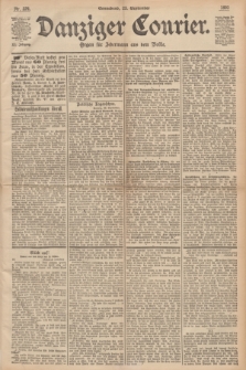 Danziger Courier : Organ für Jedermann aus dem Volke. Jg.12, Nr. 224 (23 September 1893)