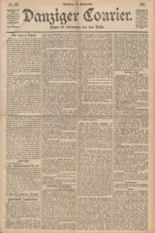 Danziger Courier : Organ für Jedermann aus dem Volke. Jg.12, Nr. 225 (24 September 1893) + dod.