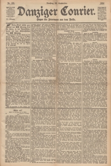 Danziger Courier : Organ für Jedermann aus dem Volke. Jg.12, Nr. 226 (26 September 1893)