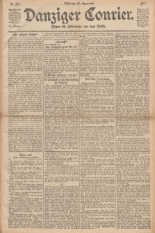 Danziger Courier : Organ für Jedermann aus dem Volke. Jg.12, Nr. 227 (27 September 1893)