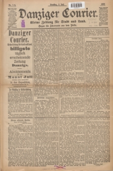 Danziger Courier : Kleine Zeitung für Stadt und Land : Organ für Jedermann aus dem Volke. Jg.14, Nr. 152 (2 Juli 1895)