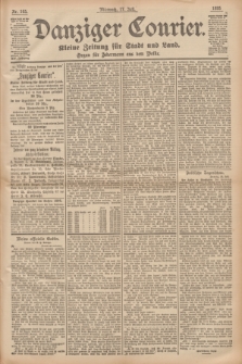 Danziger Courier : Kleine Zeitung für Stadt und Land : Organ für Jedermann aus dem Volke. Jg.14, Nr. 165 (17 Juli 1895)