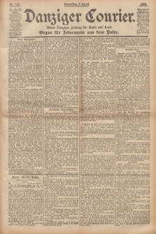 Danziger Courier : Kleine Danziger Zeitung für Stadt und Land : Organ für Jedermann aus dem Volke. Jg.14, Nr. 184 (8 August 1895)