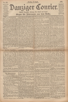 Danziger Courier : Kleine Danziger Zeitung für Stadt und Land : Organ für Jedermann aus dem Volke. Jg.14, Nr. 188 (13 August 1895)