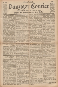 Danziger Courier : Kleine Danziger Zeitung für Stadt und Land : Organ für Jedermann aus dem Volke. Jg.14, Nr. 189 (14 August 1895)