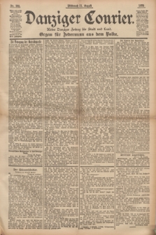 Danziger Courier : Kleine Danziger Zeitung für Stadt und Land : Organ für Jedermann aus dem Volke. Jg.14, Nr. 195 (21 August 1895)