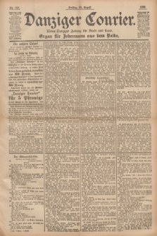 Danziger Courier : Kleine Danziger Zeitung für Stadt und Land : Organ für Jedermann aus dem Volke. Jg.14, Nr. 197 (23 August 1895) + dod.