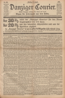 Danziger Courier : Kleine Danziger Zeitung für Stadt und Land : Organ für Jedermann aus dem Volke. Jg.14, Nr. 200 (27 August 1895)