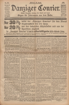 Danziger Courier : Kleine Danziger Zeitung für Stadt und Land : Organ für Jedermann aus dem Volke. Jg.14, Nr. 201 (28 August 1895)