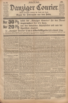 Danziger Courier : Kleine Danziger Zeitung für Stadt und Land : Organ für Jedermann aus dem Volke. Jg.14, Nr. 203 (30 August 1895) + dod.