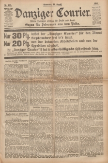 Danziger Courier : Kleine Danziger Zeitung für Stadt und Land : Organ für Jedermann aus dem Volke. Jg.14, Nr. 204 (31 August 1895)