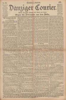Danziger Courier : Kleine Danziger Zeitung für Stadt und Land : Organ für Jedermann aus dem Volke. Jg.14, Nr. 209 (7 September 1895)