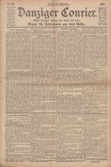 Danziger Courier : Kleine Danziger Zeitung für Stadt und Land : Organ für Jedermann aus dem Volke. Jg.14, Nr. 214 (13 September 1895) + dod.