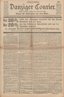 Danziger Courier : Kleine Danziger Zeitung für Stadt und Land : Organ für Jedermann aus dem Volke. Jg.14, Nr. 220 (20 September 1895) + dod.