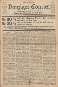 Danziger Courier : Kleine Danziger Zeitung für Stadt und Land : Organ für Jedermann aus dem Volke. Jg.14, Nr. 225 (26 September 1895)