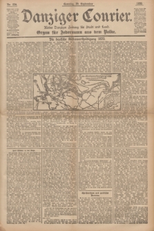Danziger Courier : Kleine Danziger Zeitung für Stadt und Land : Organ für Jedermann aus dem Volke. Jg.14, Nr. 228 (29 September 1895) + dod.