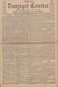 Danziger Courier : Kleine Danziger Zeitung für Stadt und Land : Organ für Jedermann aus dem Volke. Jg.14, Nr. 229 (1 Oktober 1895)