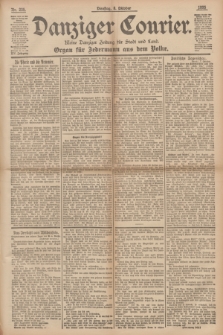 Danziger Courier : Kleine Danziger Zeitung für Stadt und Land : Organ für Jedermann aus dem Volke. Jg.14, Nr. 235 (8 Oktober 1895)