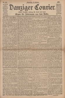 Danziger Courier : Kleine Danziger Zeitung für Stadt und Land : Organ für Jedermann aus dem Volke. Jg.14, Nr. 237 (10 Oktober 1895)