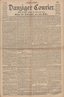 Danziger Courier : Kleine Danziger Zeitung für Stadt und Land : Organ für Jedermann aus dem Volke. Jg.14, Nr. 238 (11 Oktober 1895) + dod.