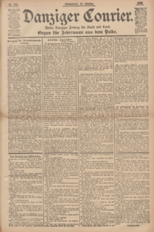 Danziger Courier : Kleine Danziger Zeitung für Stadt und Land : Organ für Jedermann aus dem Volke. Jg.14, Nr. 239 (12 Oktober 1895)